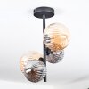 Chehalis Plafondlamp, Kogellampje Amber, Rookkleurig, 4-lichts