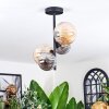 Chehalis Plafondlamp, Kogellampje Amber, Rookkleurig, 4-lichts