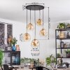Ripoll Hanglamp, Kogellampje, Hanglamp Goud, Zwart, 5-lichts
