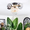 Chehalis Plafondlamp, Kogellampje Goud, Zwart, 3-lichts