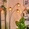 Koyoto Kogellampje, Staande lamp Amber, Duidelijk, 3-lichts