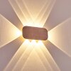 Homad Muurlamp LED Roségoud, Wit, 1-licht