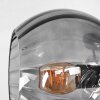 Koyoto Plafondlamp, Kogellampje Amber, Duidelijk, Rookkleurig, 3-lichts