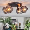 Koyoto Plafondlamp, Kogellampje Rookkleurig, 4-lichts