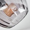 Koyoto Plafondlamp, Kogellampje Rookkleurig, 4-lichts