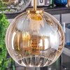 Koyoto Hanglamp, Kogellampje, Hanglamp Goud, Zwart, 5-lichts
