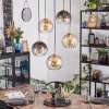 Koyoto Hanglamp, Kogellampje, Hanglamp Goud, Zwart, 5-lichts