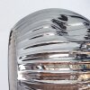 Ripoll Plafondlamp, Kogellampje Amber, Rookkleurig, 3-lichts