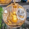 Ripoll Hanglamp, Kogellampje, Hanglamp Goud, Zwart, 5-lichts
