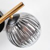 Chehalis Plafondlamp, Kogellampje Goud, Zwart, 3-lichts