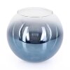 Glazen lampenkap  Koyoto Reserve glas, reserveonderdeel 25 cm Blauw, Duidelijk