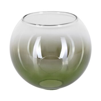 Lampenkap van glas  Koyoto Reserve glas, reserveonderdeel 15 cm Groen, Duidelijk