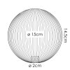 Glazen lampenkap  Chehalis Reserve glas, reserveonderdeel 15 cm Groen