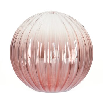 Glazen lampenkap  Chehalis Reserve glas, reserveonderdeel 10 cm Duidelijk, Koperkleurig