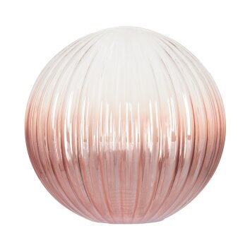 Lampenkap van glas  Chehalis Reserve glas, reserveonderdeel 12 cm Duidelijk, Koperkleurig