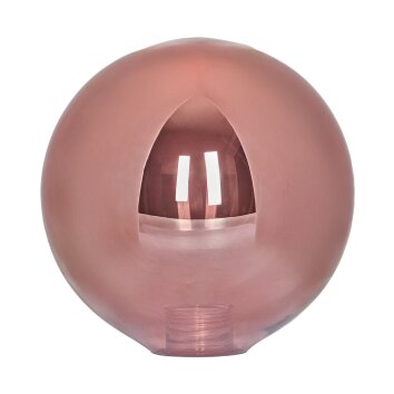 Glazen lampenkap  Remaisnil Reserve glas, reserveonderdeel Koperkleurig