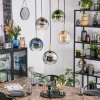 Koyoto Hanglamp, Kogellampje, Hanglamp Goud, Zwart, 5-lichts