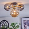 Chehalis Plafondlamp, Kogellampje Goud, Zwart, 3-lichts