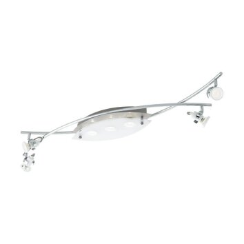 Eglo TUKON Plafondlamp LED Chroom, Wit, 7-lichts