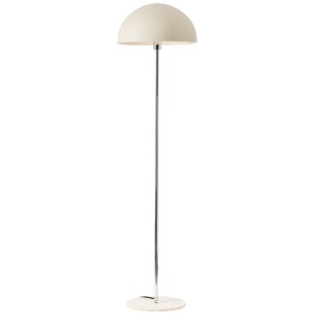 Briljante lampen Lillian Staande lamp Beige, Zilver, 1-licht