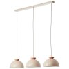 Briljante lampen Nalam Hanglamp Beige, 3-lichts