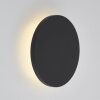 Briljante lampen Shadow Wandlamp LED Zwart, 1-licht