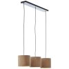 Briljante lampen Tony Hanglamp Zwart, 3-lichts
