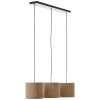 Briljante lampen Tony Hanglamp Zwart, 3-lichts