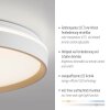 Paul Neuhaus Verlichting MIO Plafondlamp LED Zandkleurig, 1-licht, Afstandsbediening