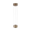 Paul Neuhaus Q-Serie Q-STRETTO Hanglamp LED Brons, 2-lichts, Afstandsbediening