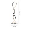 Paul Neuhaus Verlichting TWIST Staande lamp LED Zwart, 1-licht