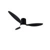Reality mit Plafondventilator met verlichting LED Zwart, 1-licht, Afstandsbediening