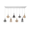 Trio verlichting Aldea Hanglamp Wit, 8-lichts