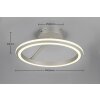 Trio verlichting Amador Plafondlamp LED Nikkel mat, 1-licht