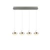 Trio verlichting Dios Hanglamp LED Nikkel mat, 4-lichts