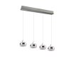 Trio verlichting Dios Hanglamp LED Nikkel mat, 4-lichts