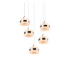 Trio verlichting Dios Hanglamp LED Nikkel mat, 5-lichts