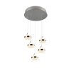 Trio verlichting Dios Hanglamp LED Nikkel mat, 5-lichts