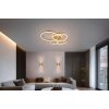 Trio verlichting Drake Plafondlamp LED Goud, 1-licht, Afstandsbediening