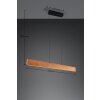 Trio verlichting Edgewood Hanglamp LED Hout licht, 1-licht