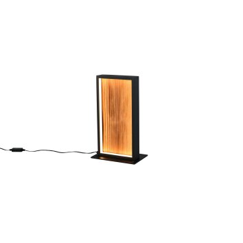 Trio verlichting Kalea Tafellamp LED Hout licht, 1-licht