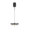 Trio verlichting KEATON Hanglamp LED Zwart-Goud, 1-licht