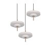 Trio verlichting KEATON Hanglamp LED Grijs, 3-lichts
