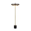 Trio verlichting KEATON Staande lamp LED Zwart-Goud, 1-licht