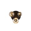 Trio verlichting Lumina Plafondlamp Zwart, 3-lichts