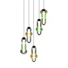 Trio verlichting Minerva Hanglamp LED Kleurrijk, 5-lichts