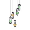 Trio verlichting Minerva Hanglamp LED Kleurrijk, 5-lichts