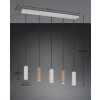 Trio verlichting Soka Hanglamp Bruin, 5-lichts