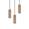 Trio verlichting Soka Hanglamp Bruin, 3-lichts