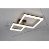 Reality Camino Plafondlamp LED Zwart, 1-licht